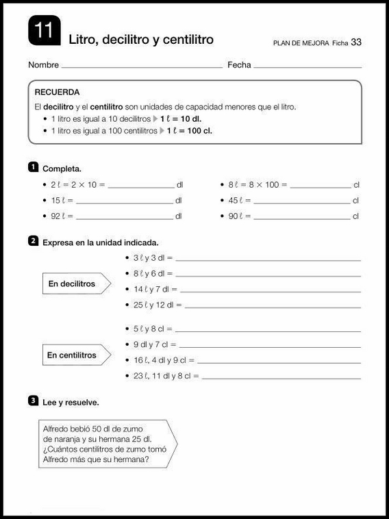 Mathe-Wiederholungsblätter für 9-Jährige 33