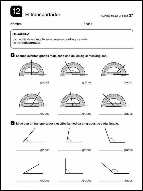 Revisões de matemática para crianças de 9 anos 37