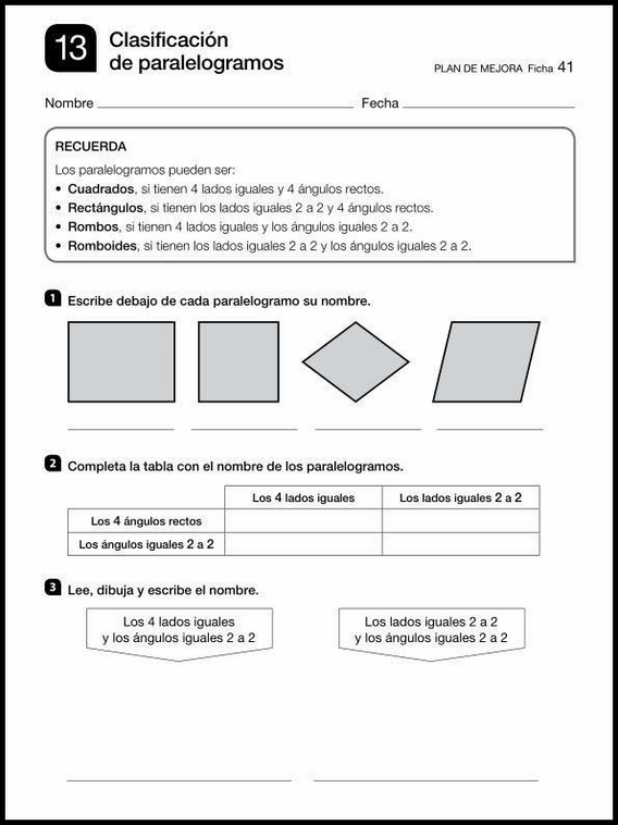 9-vuotiaiden matematiikan kertaamistehtäviä 41