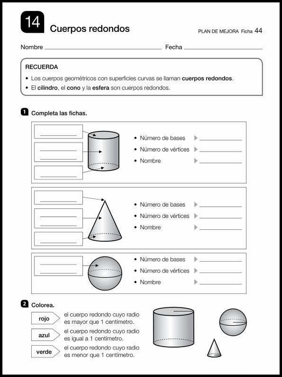 Maths Review Worksheets for 9-Year-Olds 44