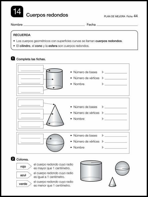 Revisões de matemática para crianças de 9 anos 44