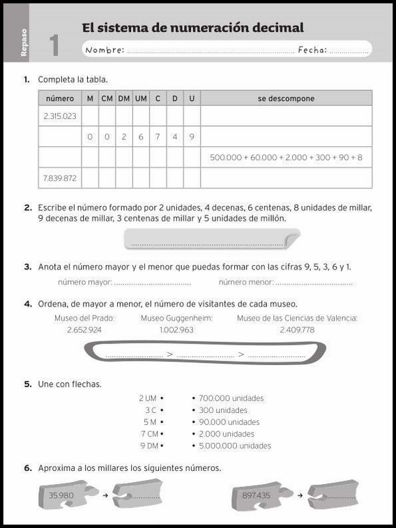 Revisões de matemática para crianças de 9 anos 48