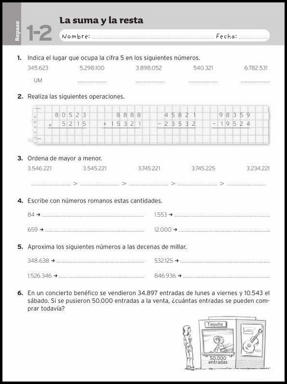 9-vuotiaiden matematiikan kertaamistehtäviä 49