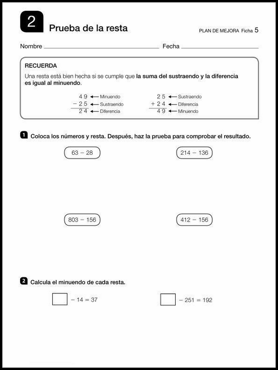 Revisões de matemática para crianças de 9 anos 5