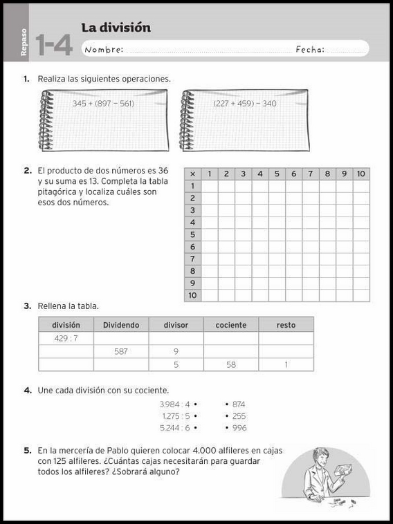 9 años 4º Educacion Primaria Repaso 51