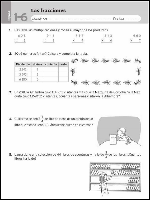 Maths Review Worksheets for 9-Year-Olds 53