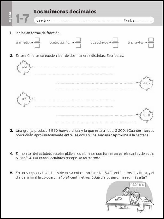 Maths Review Worksheets for 9-Year-Olds 54