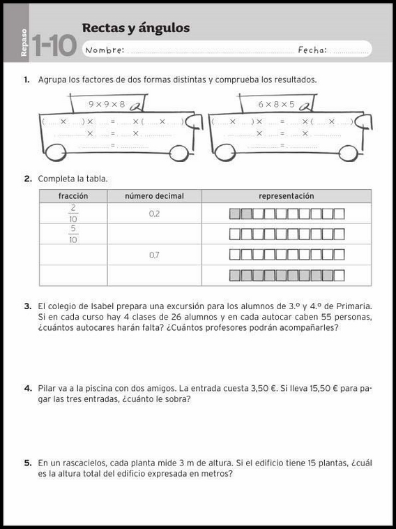 9 años 4º Educacion Primaria Repaso 57