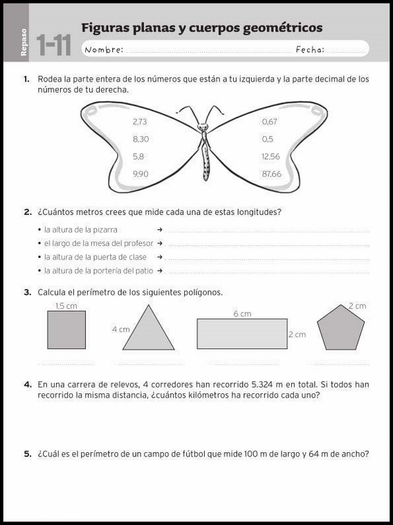 Revisões de matemática para crianças de 9 anos 58