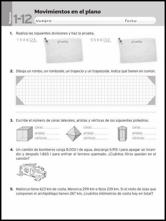 Maths Review Worksheets for 9-Year-Olds 59