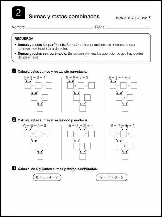 Révisions de mathématiques pour enfants de 9 ans 7