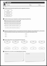 Revisões de matemática para crianças de 11 anos 20