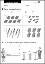 Maths Review Worksheets for 6-Year-Olds 1
