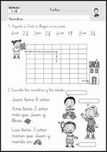 Mathe-Wiederholungsblätter für 6-Jährige 50