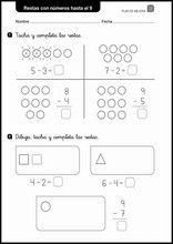 Revisões de matemática para crianças de 6 anos 7