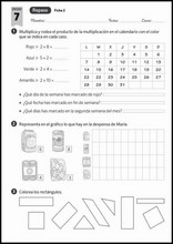 Mathe-Wiederholungsblätter für 7-Jährige 50