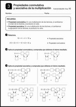 Revisões de matemática para crianças de 9 anos 10