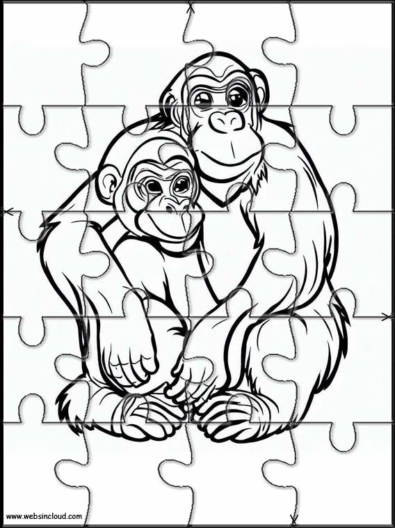 Chimpanser - Dyr 4