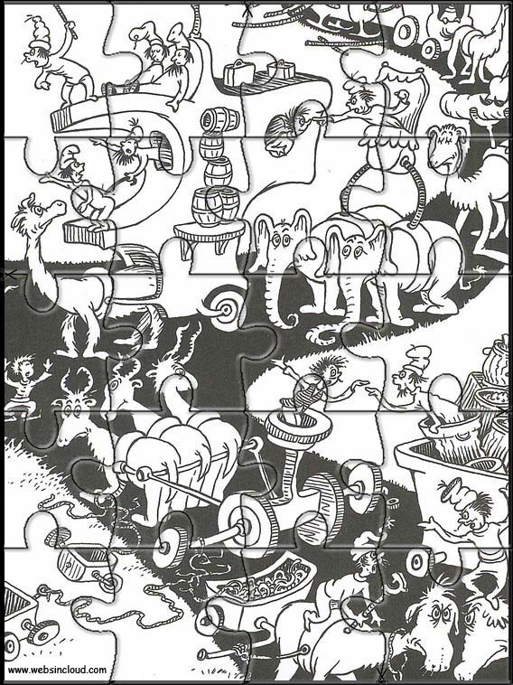 Puzzles Recortables Para Imprimir Para Ni os Dr Seuss 9