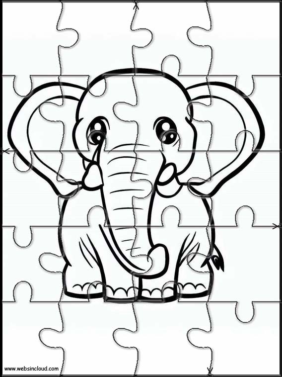 Éléphants - Animaux 5