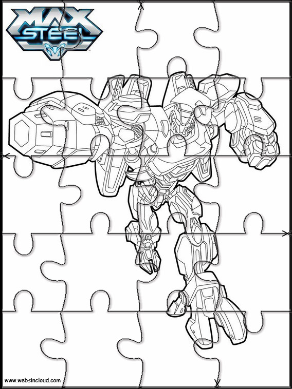 Max Steel Printable Jigsaw 2