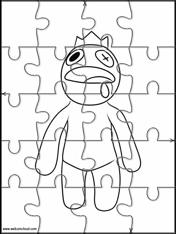 Desenhos para Colorir Rainbow Friends 15