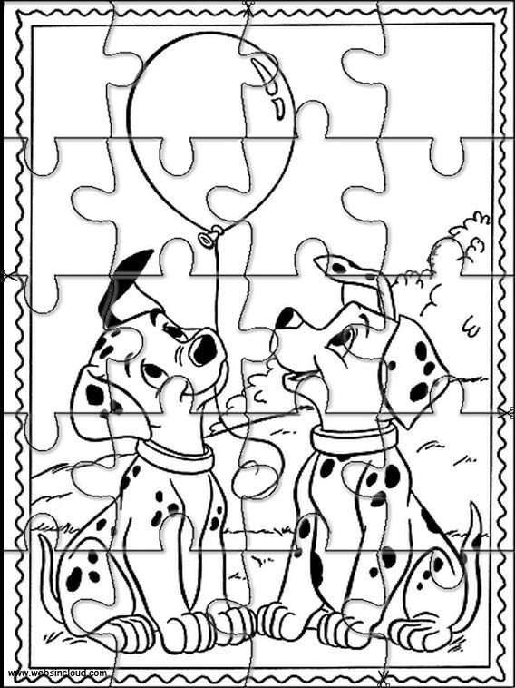 Download Disney Printable Jigsaw Puzzles to cut out 307