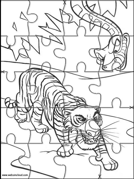 Il Libro Della Giungla Personaggi Da Colorare