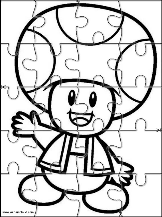 Printable Puzzles for kids Mario Bros 36