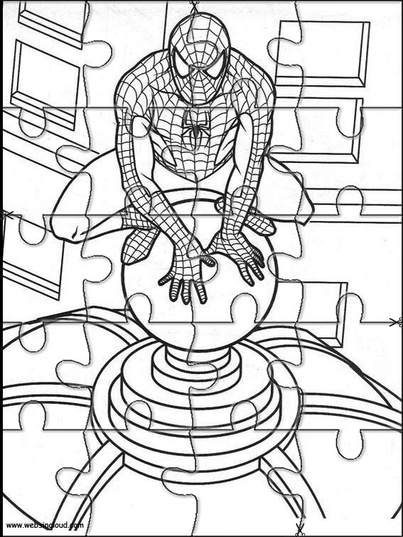 Recortables para Imprimir para Niños Spiderman 26