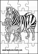 Zebras - Tiere 6