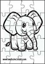 Éléphants - Animaux 3