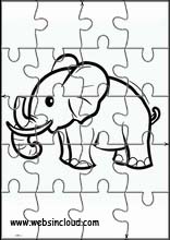 Éléphants - Animaux 4
