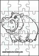 Hipopótamos - Animais 3