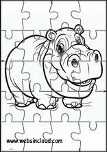 Hipopótamos - Animais 5