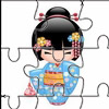 Stiksav til print Kokeshi Dolls Kokeshi Dolls