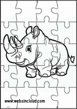 Rinocerontes - Animais 1