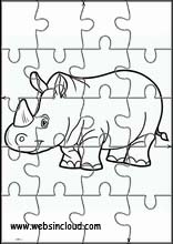 Rinocerontes - Animais 3