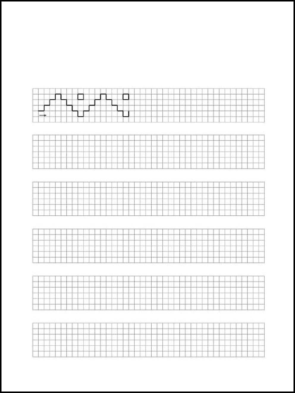 Graphomotricity 3 - 4 Years 50