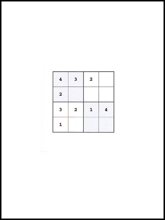 4x4 सुडोकु 15