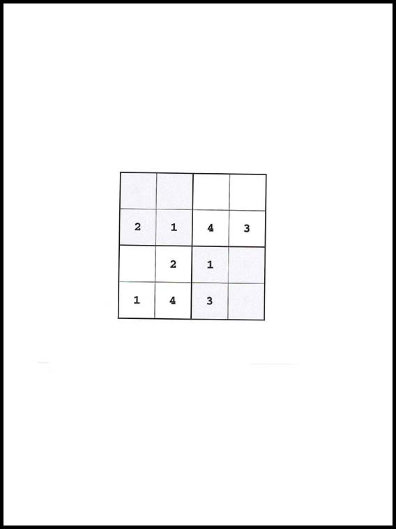 4x4 सुडोकु 16
