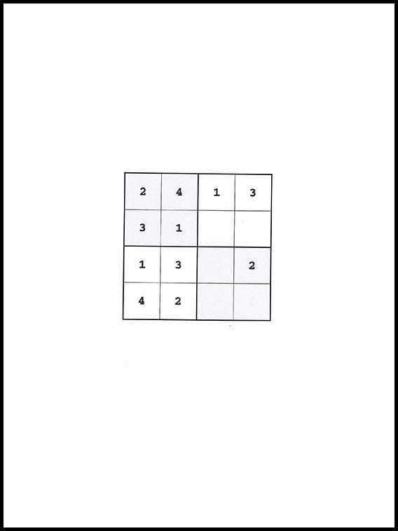 4x4 सुडोकु 18