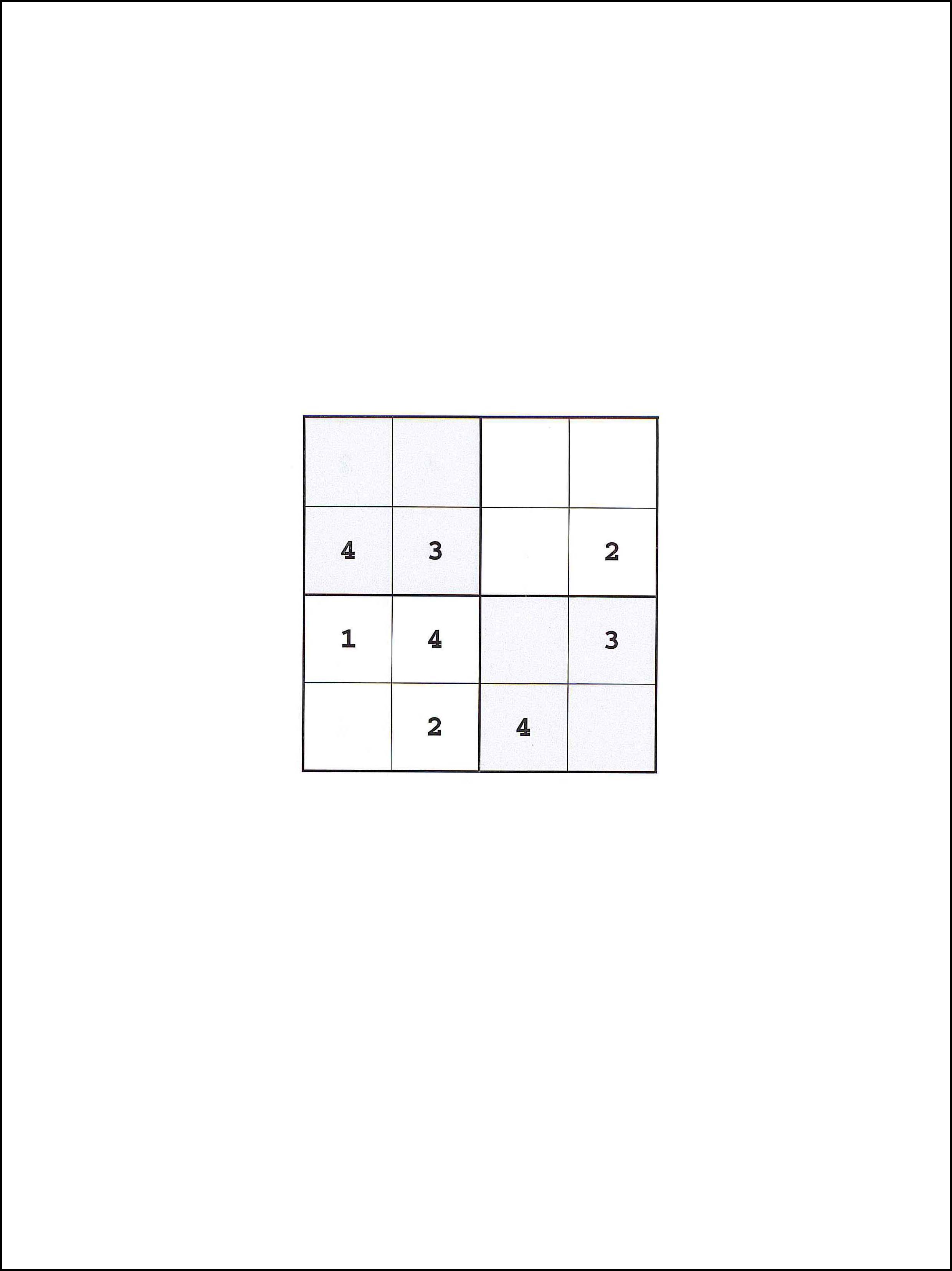 4x4 सुडोकु 19