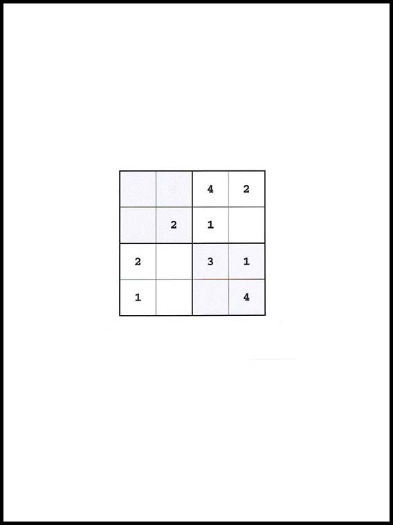 4x4 सुडोकु 25