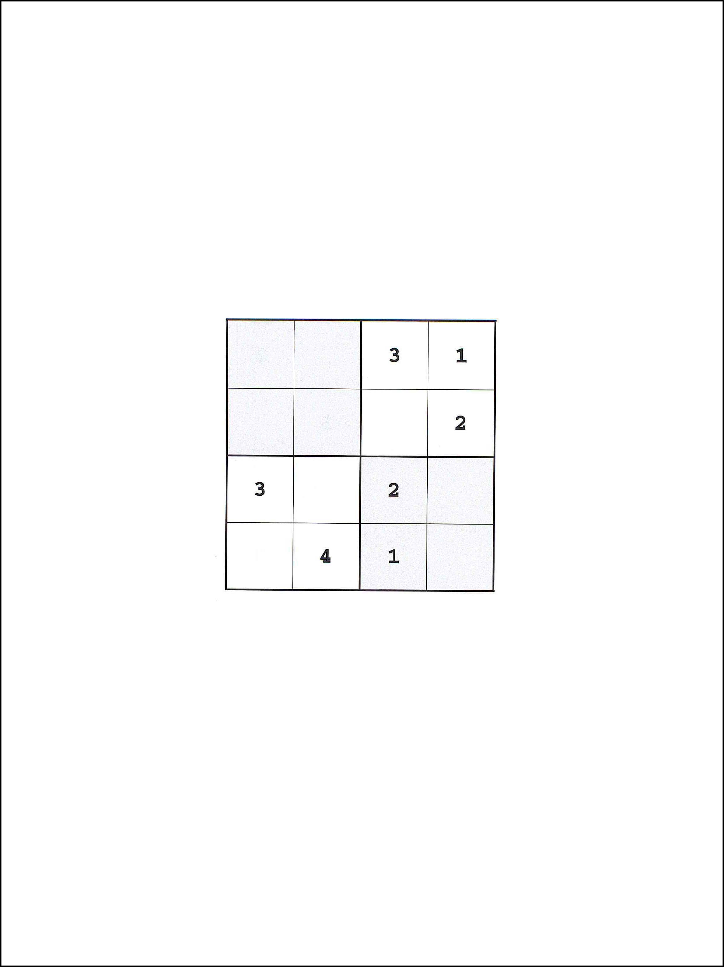 4x4 सुडोकु 29