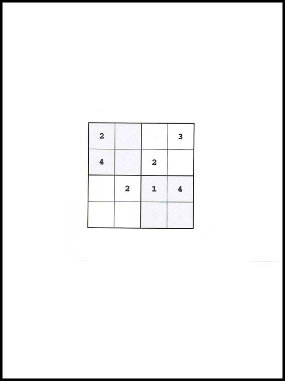 4x4 सुडोकु 30