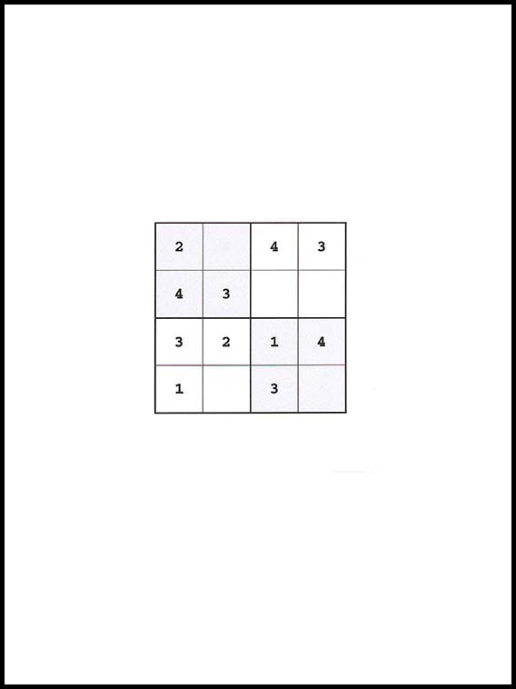 4x4 सुडोकु 32