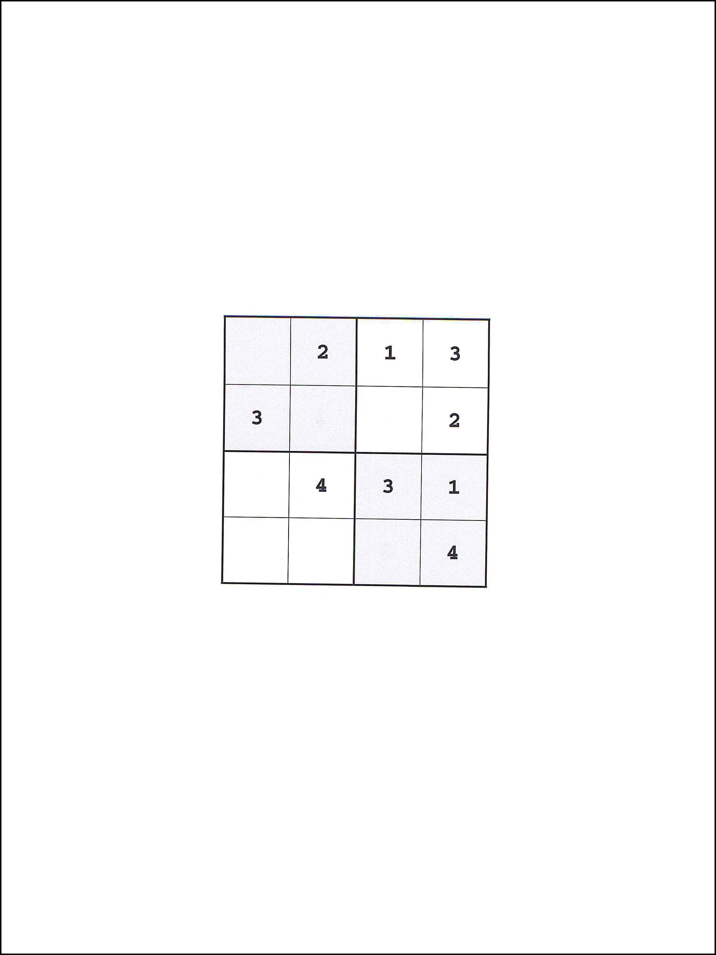 4x4 सुडोकु 53
