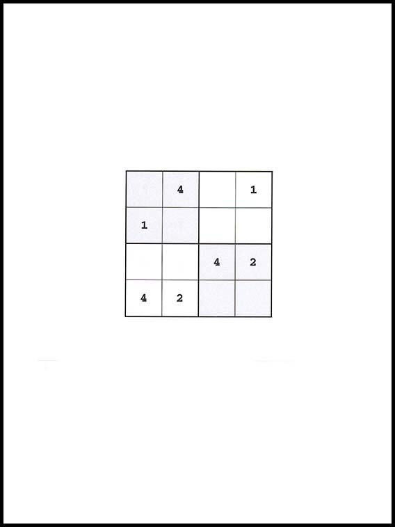 4x4 सुडोकु 54