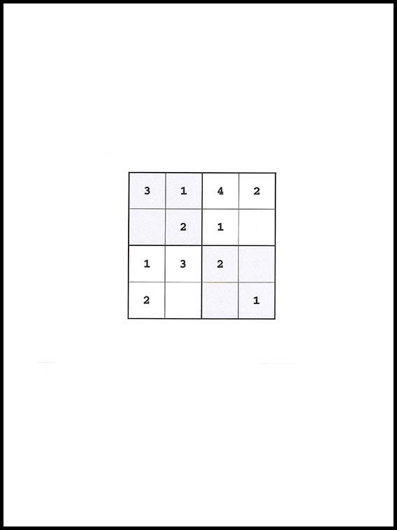 4x4 सुडोकु 56